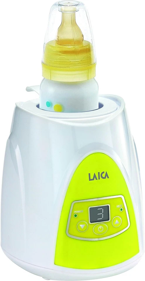 Laica Scaldabiberon e Pappe Rapido 2 in 1 Sicuro Adatto Casa Viaggio Gita BC1004