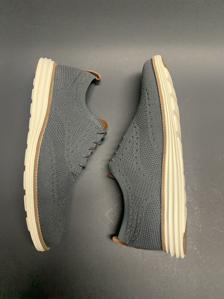 Cole Haan Grand StitchLite Mens US 11.5 M Knit Oxford Wingtip Magnet Gray C27961 Cole Haan Men 11.5 Original Grand Gray Stitchlite Business  main image 4