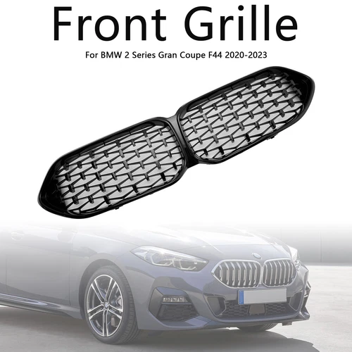 Parrilla delantera negra brillante para BMW Serie 2 F44 20-2023 cupé M Diamond WG - Imagen 2 de 17
