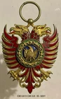 ALBANIA SHQIPERI SILVER KNIGHT ORDER OF SKANDENBERG ITALIAN OCCUPATION