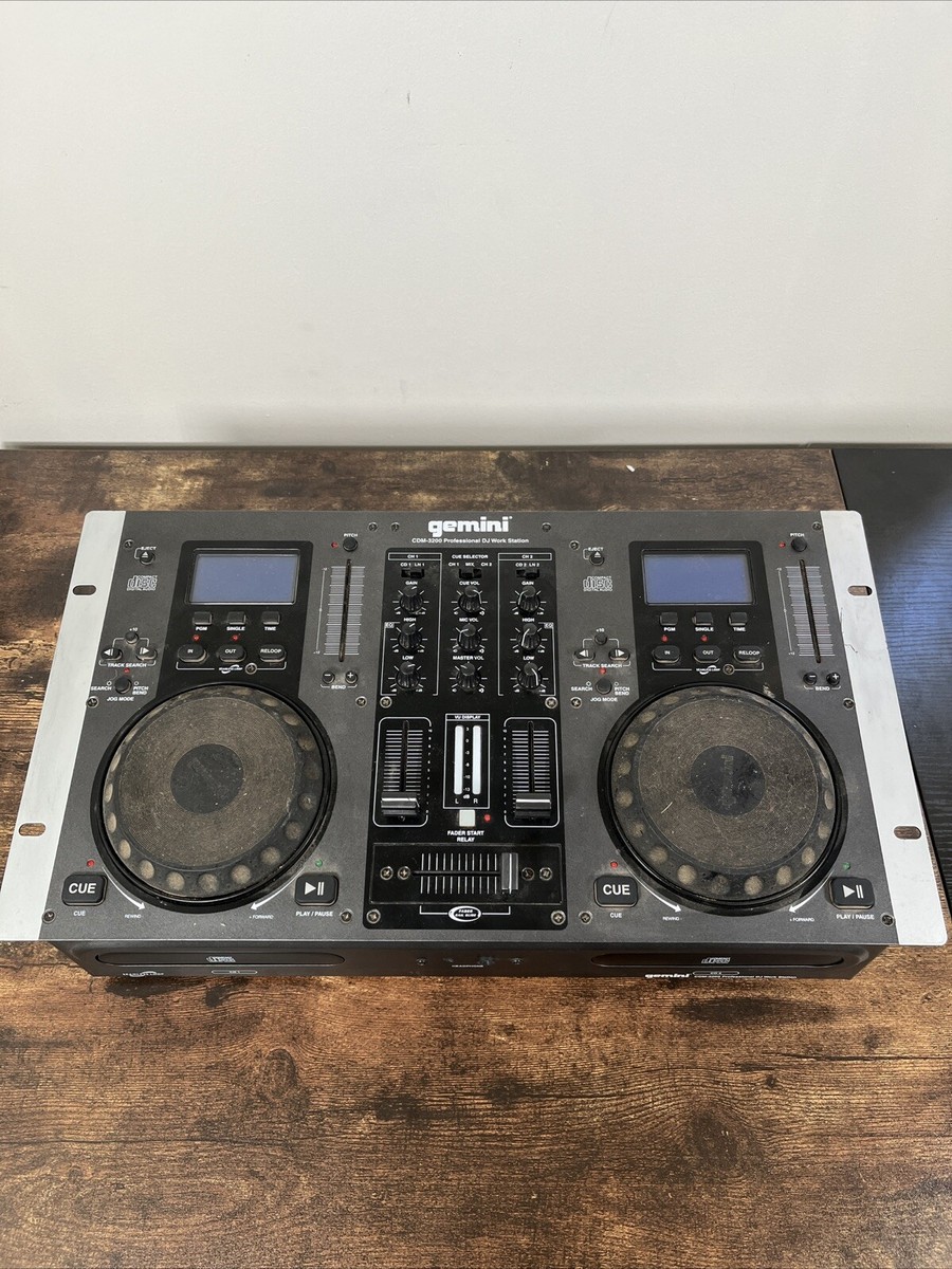 gemini ＣＤＭ3200 professional DJ Gemini CDM-3200 Dual CD Mixing Console CDM-3200 B&H Photo Video