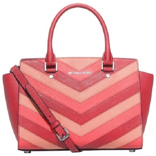 Michael kors chevron best sale bag