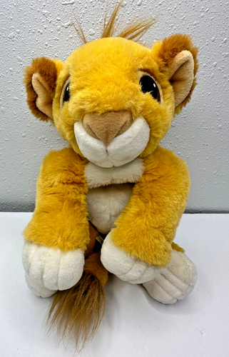 Authentic Lion King Baby Simba Plush Mattel 1993 Floppy Beanbag Stuffed ...