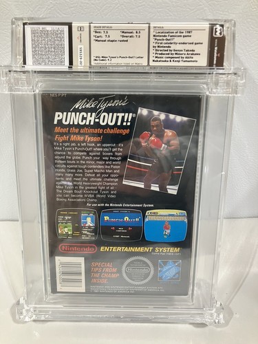 Mike Tyson's Punch-Out, 7.5 WATA GRADE,CIB, Letter grade 9.2, 1987 - Picture 9 of 16