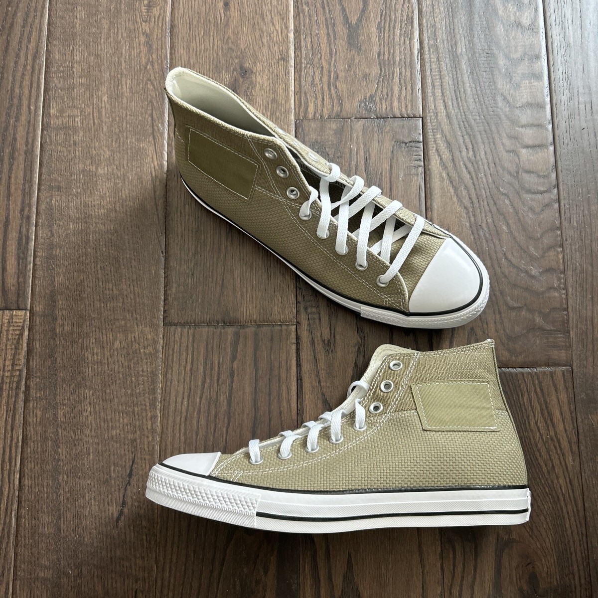 Converse CTAS Hi Mossy Sloth Sneakers Mens 10 Womens 12 Converse Chuck Taylor All Star Mossy Sloth Egret Hi Top  main image 3