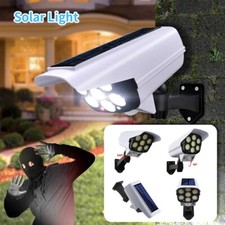 77LED Solar Light Outdoor Motion Sensor Security Dummy Camera Wireless