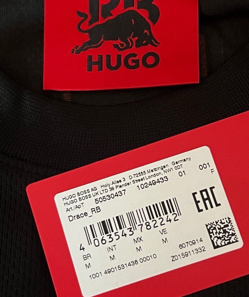 Hugo Boss x Red Bull Exclusive Collab Mens Oversize T-Shirt Size Medium