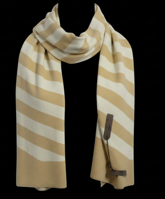$580 NWT Nobile Cashmere 2 Faced Cashmere Women's Scarf Made in Italy 16''x74''