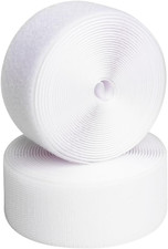 2 Inch X 16.5 Feet, Sew on Hook and Loop Tape, Non-Adhesive Back Heavy Duty Nylo