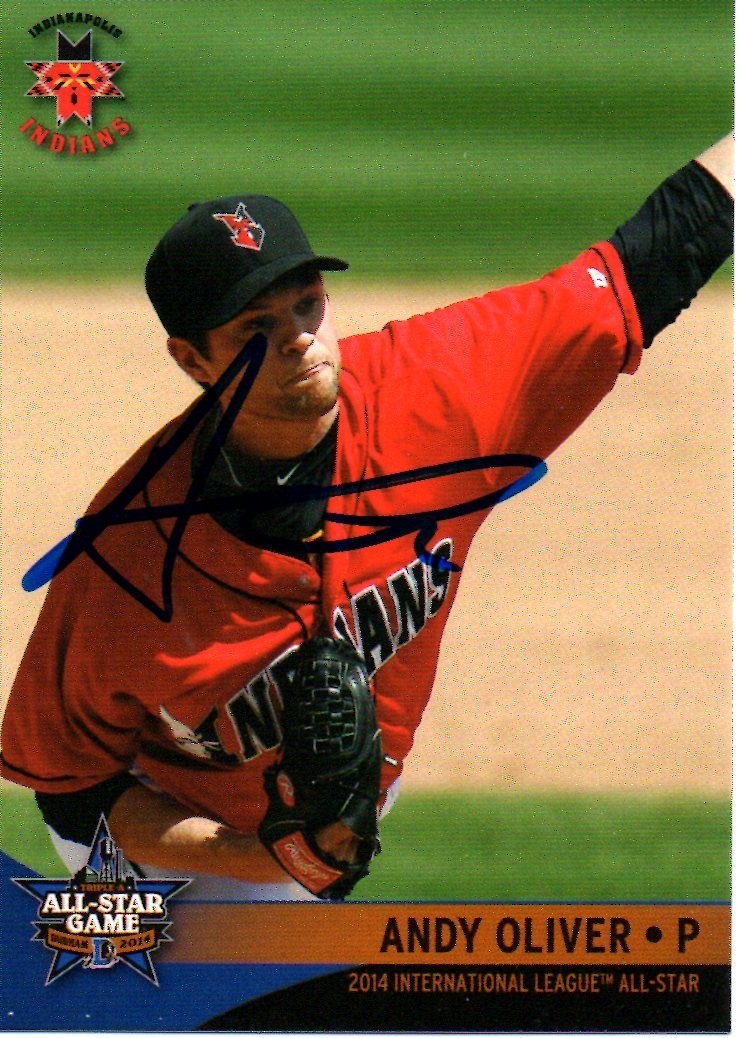 2014 Choice Indianapolis Indians - Andy Oliver #19 for sale online | eBay