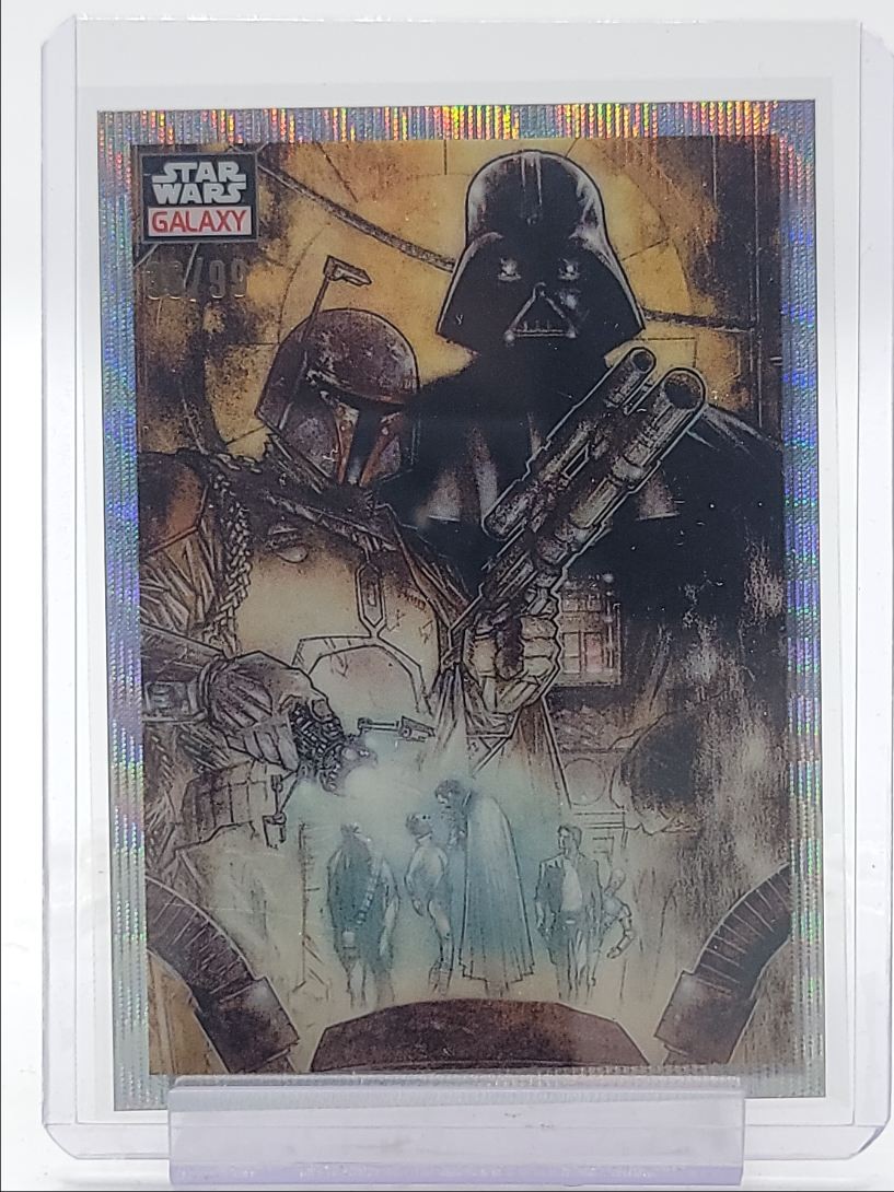 DIABOLIC DUO 2023 TOPPS CHROME STAR WARS GALAXY WAVE /99 Q3878