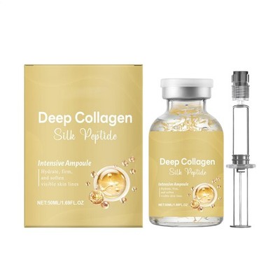 Deep Collagen Silk Peptide Intensive Ampoule (50ml) Brightening Soothing Moistur