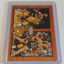 SkyBox NBA Hoops Magic Johnson Larry Bird #MB1 Celtics Lakers NBA 1993-94 Insert