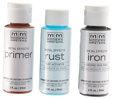 Modern Masters 306293 Rust Finish Acrylic Metal Effects Kit - 2 Fl Oz - 2 Oz