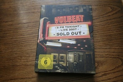VOLBEAT-'' 8 PM TONIGHT- LIVE 2007- SOLD OUT'' 2 x DVD 1ST PRESS 2008 DIGIPAK