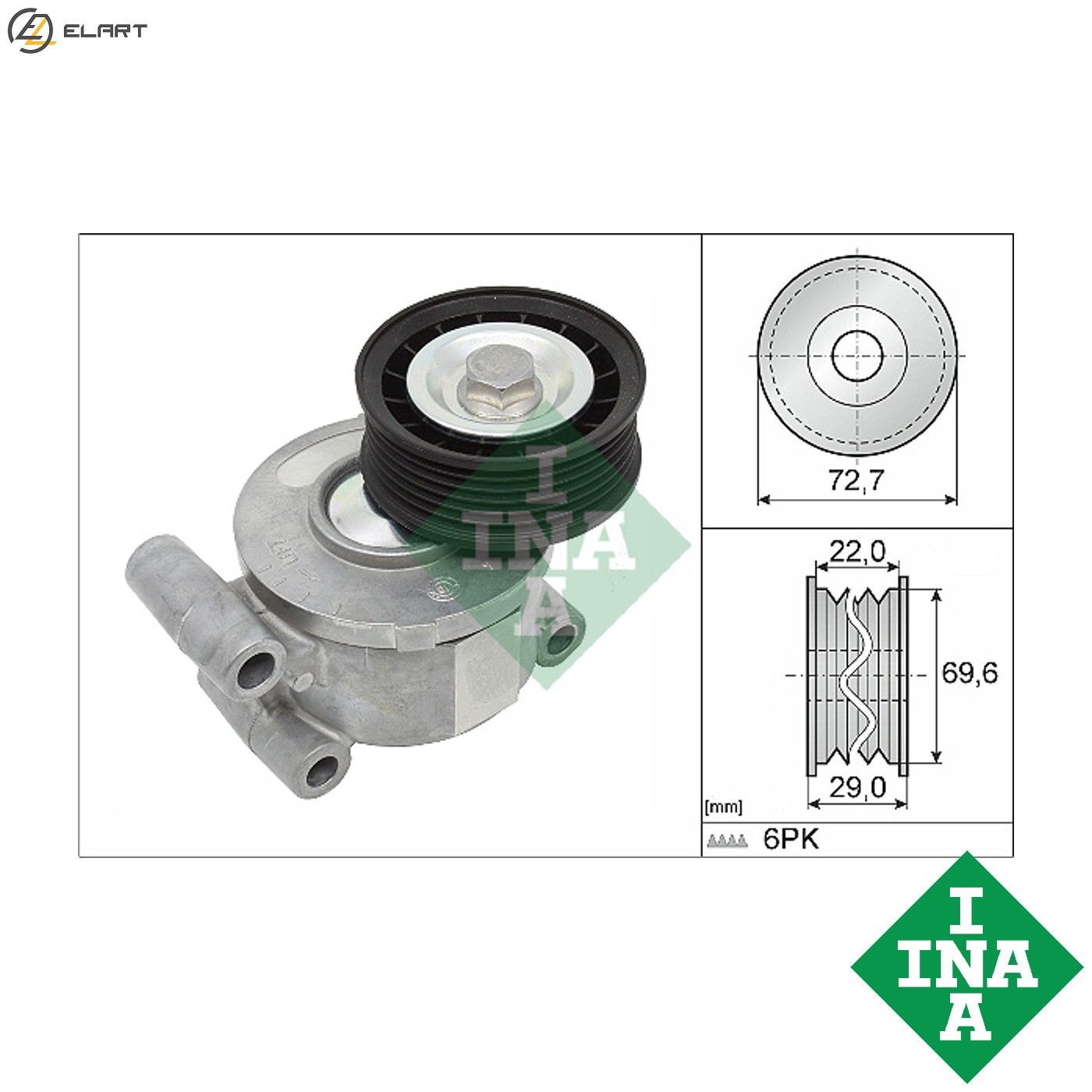 TENSIONER LEVER VRIBBED BELT 534 0249 10 FOR MAZDA FORD VOLVO 1.8L PEY7 ...