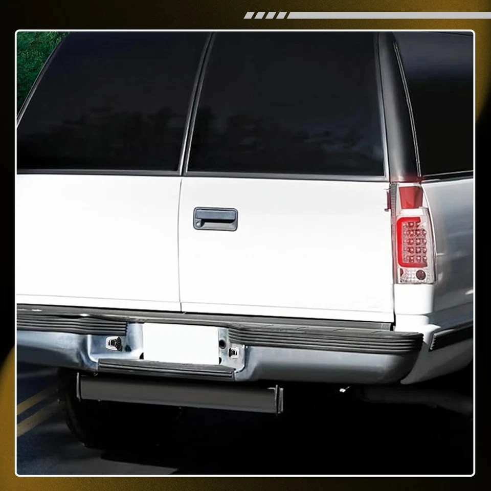 For 1988-00 Chevy C/K Pickup Chrome Housing Tag Light License Plate Lamp 1-10Set - Image 3 of 4