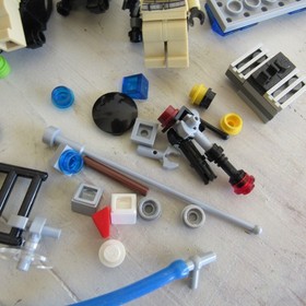 vtg Lego 2014 Ghostbusters 21108 Partially Assembled Car Figures &  loose pieces