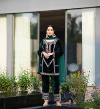 Bollywood Designer Pakistani Salwar kameez Party Wear Indian Dress Wedding Suit