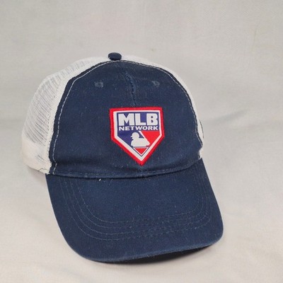 MLB Network Trucker Hat Mens OSFM Navy Blue White Detroit Tigers Snapback Cap