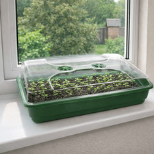 Large Shallow Seed Propagator Tray 54.5cm with Vented Lid