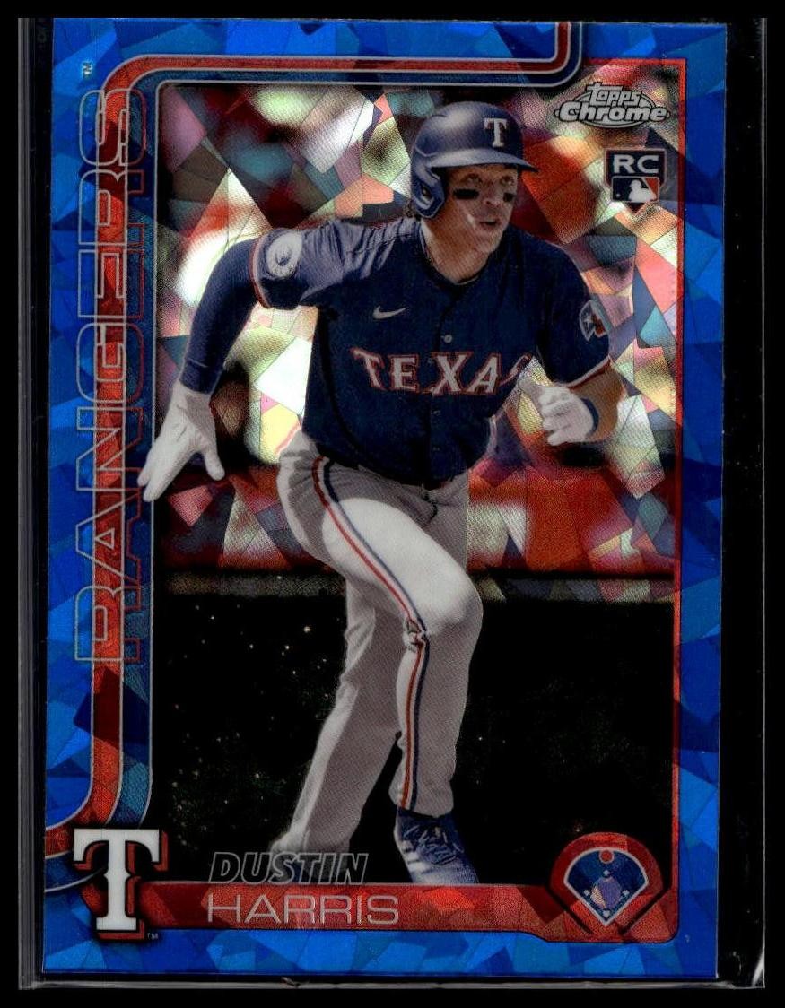 2025 Topps Chrome Sapphire Edition #131 Dustin Harris Rookie RC