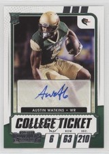 2021 Panini Contenders Draft Picks College Ticket Austin Watkins Jr Auto un2