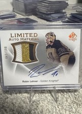2021-22 SP Authentic - Limited Auto Material Update Robin Lehner #LAM-RL /100