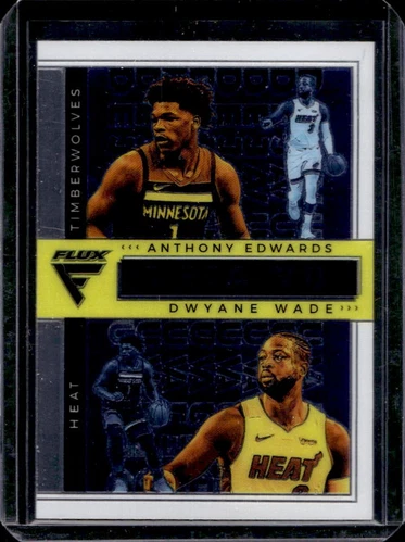 2020-21 Panini Flux Anthony Edwards Dwyane Wade Deja Vu #8 Magic