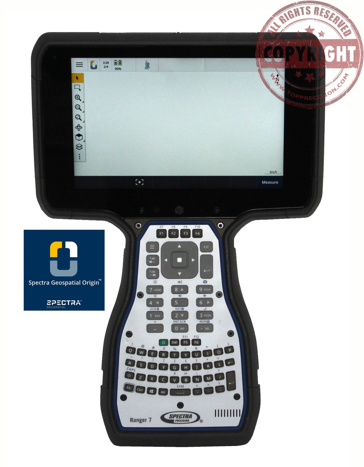 SPECTRA RANGER 7 ORIGIN MAX SURVEYING DATA COLLECTOR, CONTROLLER ...