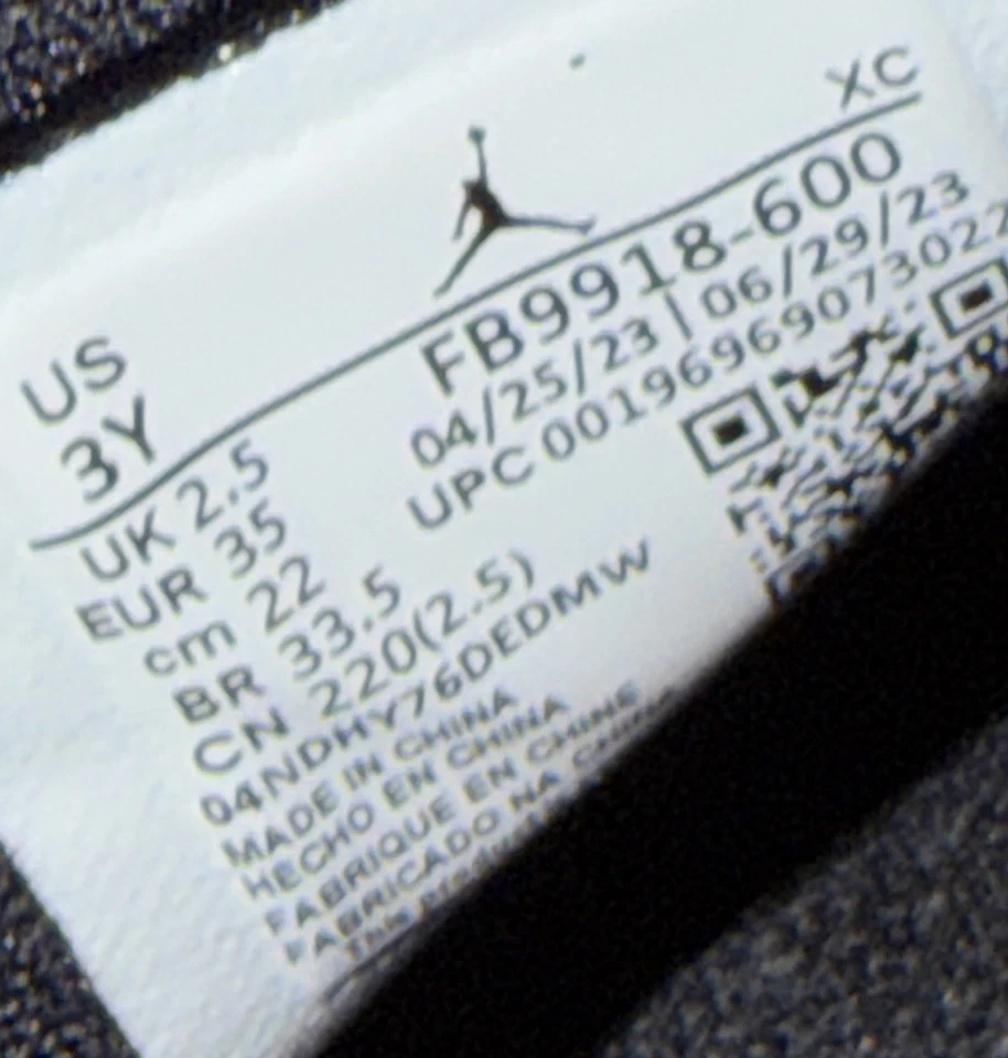 Nike Jordan Lil Drip Pull On Fire Red 🔥 Boots FB9919-600 Size 3Y - Image 3 of 4