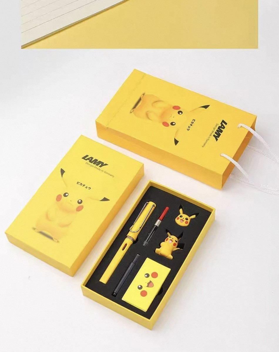 LAMY Pikachu Fountain Pen Safari Special Set Pokemon Limited