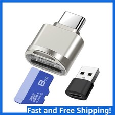 Versatile USB C to SD Card Reader with Zinc Alloy Design for Easy Data Transfer