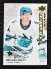 2024-25 Upper Deck Premier Rookies Gold 33/199 Collin Graf #120 1s30