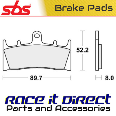 SBS 686H.CT BRAKE PADS ORGANIC