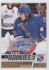 2017-18 Upper Deck CHL Star Rookies Auto Riley Damiani #396 Auto h8y