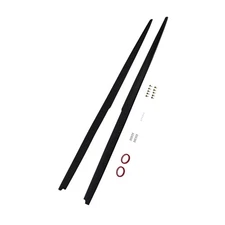 ABS Side Skirt Extension Panel Kit for BMW E60 E61 5 Series M5 2004-2010 Black