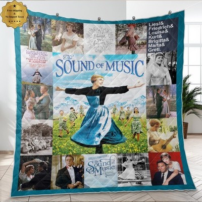 The Sound of Music Quilt Blanket Classic Musical Movie Retro Fan Holiday Gift