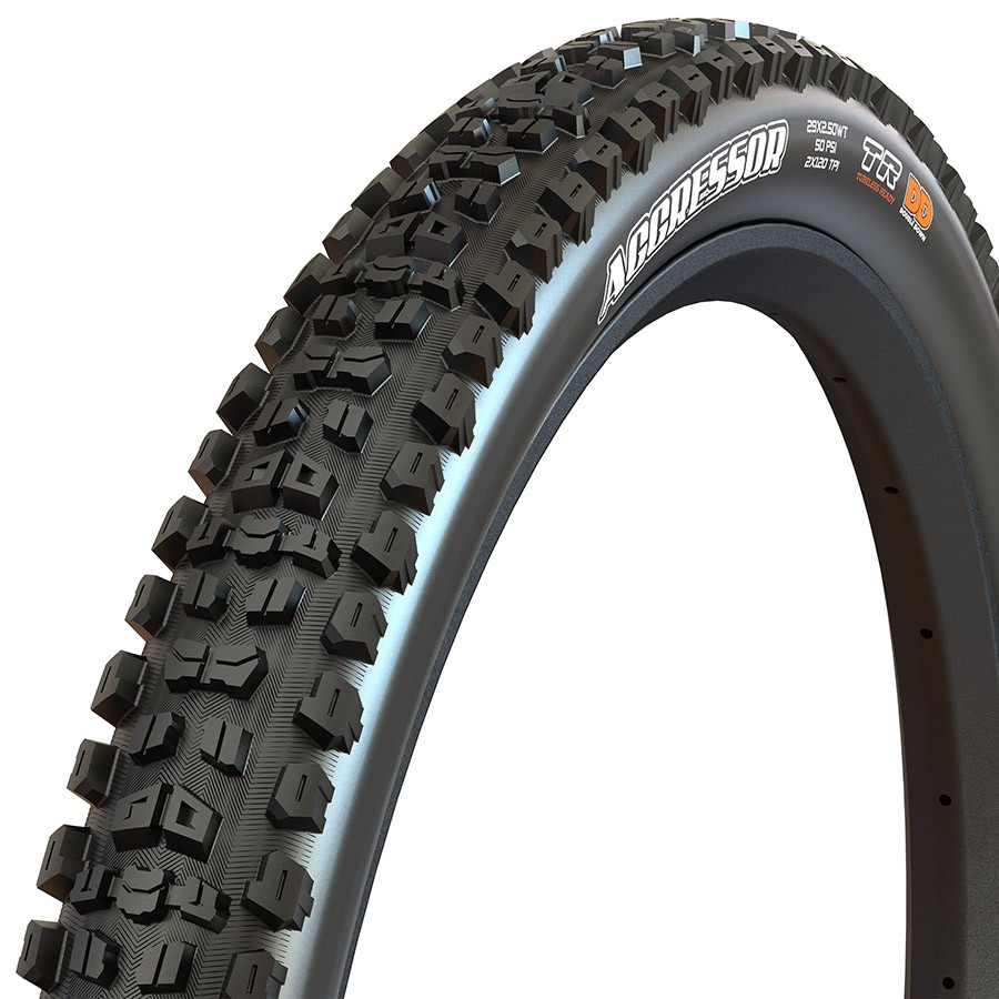 Maxxis Aggressor MTB Tire 29in 2.50 Black Tubeless Ready
