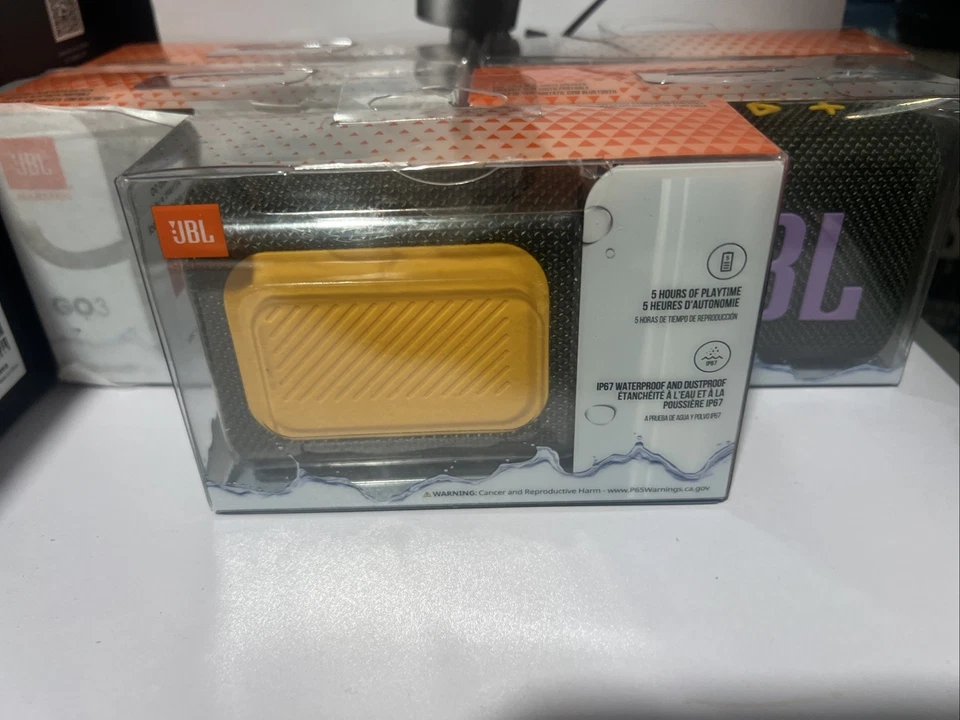 Altavoz Bluetooth Portátil Harman JBL GO3 Versión 5.1 Impermeable ~ Nuevo En Caja Foto 2 de 4