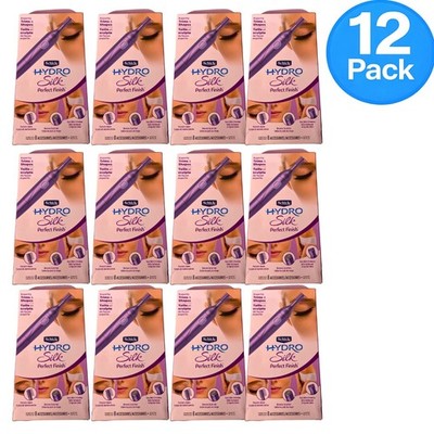 Schick Hydro Silk Perfect Finish 8-in-1 Grooming Kit for Women (12 Pack) New