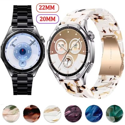 Für Samsung Galaxy Watch 7 6 5 4 3 Classic 2 Armband 20mm 22mm Resin Edelstahl