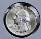 1952 S WASHINGTON SILVER QUARTER -  UNCIRCULATED  (ref# WQP-01)