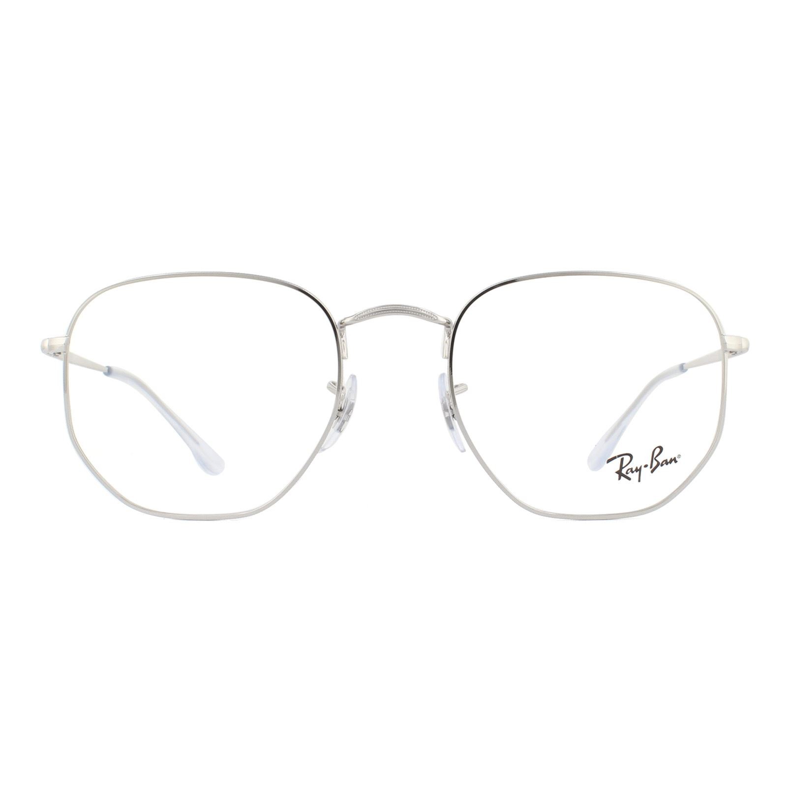 Ray-Ban Glasses Frames RB6448 Hexagonal 2501 Silver 54mm