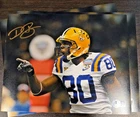 Dwayne Bowe LSU Autographed 8x10 Photo Beckett witnessed