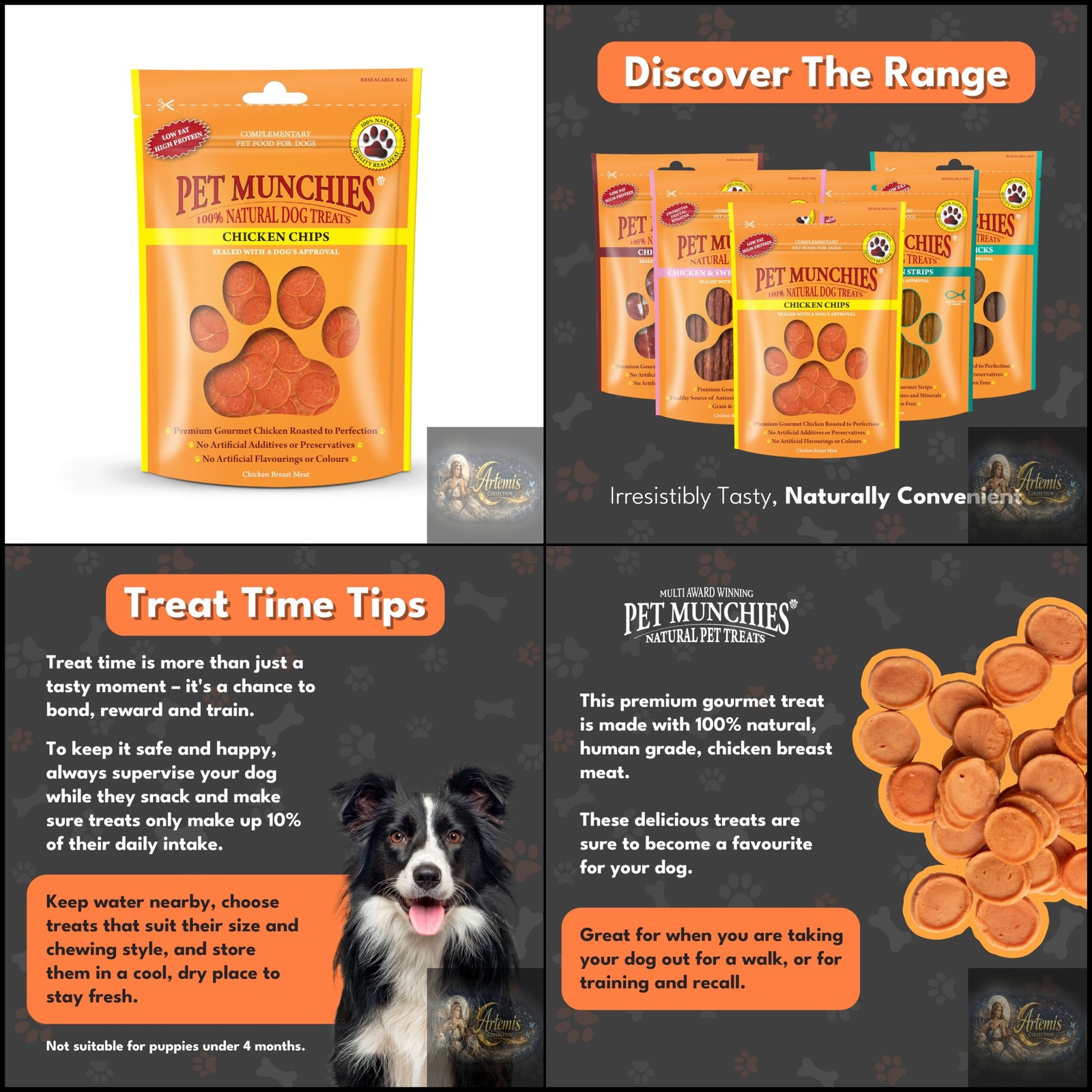 Pet Munchies Chicken Chips Dog Treats 100G - 10035   - Image 5