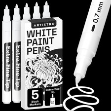Versatile Paint Pens for Marking on Glass, Wood, Tire, and More