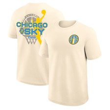 Unisex Fanatics Cream Chicago Sky Tri-Blend Elite T-Shirt