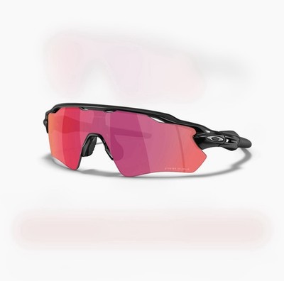 Oakley Radar EV Path Prizm Field Iridium OO9208 Polished Black Frame with Case