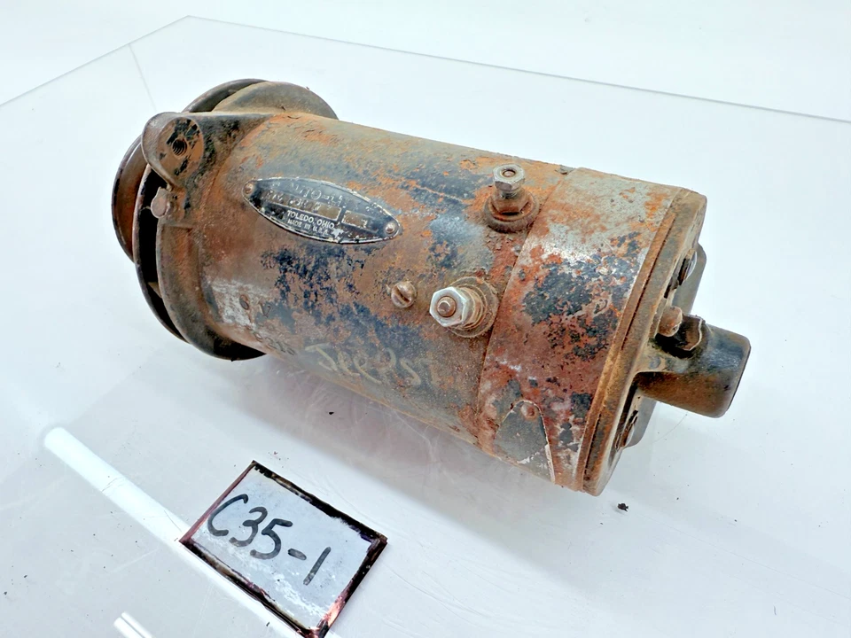 Camión Ford GPW Jeep Willys MB CJ2A Jeepster Generador Auto-Lite GDZ-6001D 6E C35 Foto 2 de 4